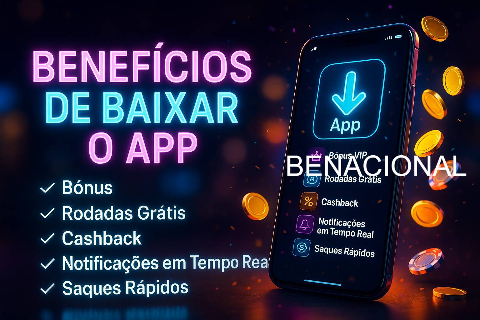 Benefícios do App